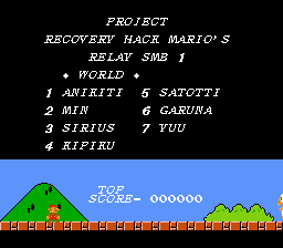Project Recovery Mario